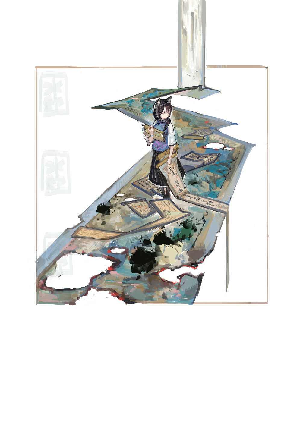 Saga (Arknights) Rule 34 Image