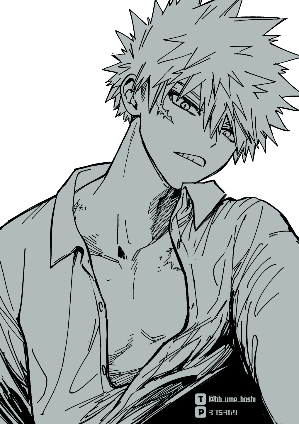 Bakugou Katsuki (Boku No Hero Academia) Rule 34 Image