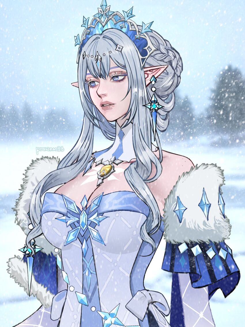 Anastasya Feodorovna Snezhnaya (Genshin Impact) Rule 34 Image