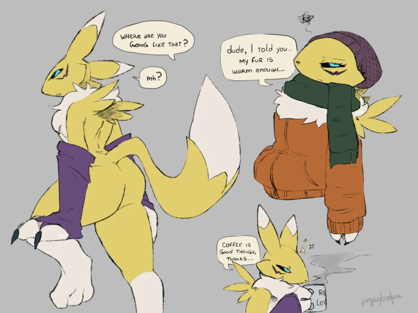 Renamon (Digimon) Rule 34 Image