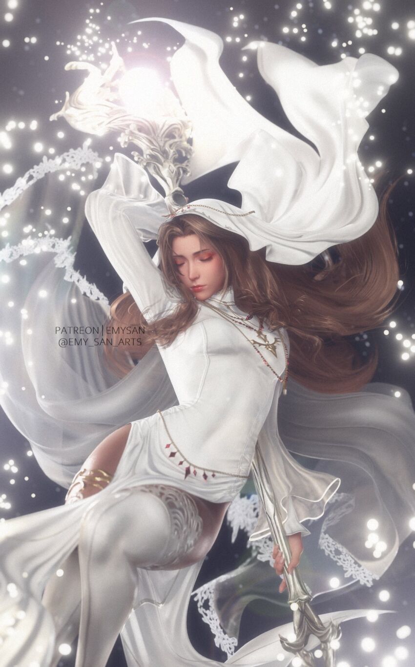 Aerith Gainsborough (Final Fantasy) Rule 34 Image
