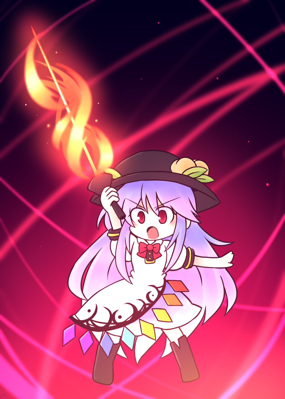 Hinanawi Tenshi (Touhou) Rule 34 Image