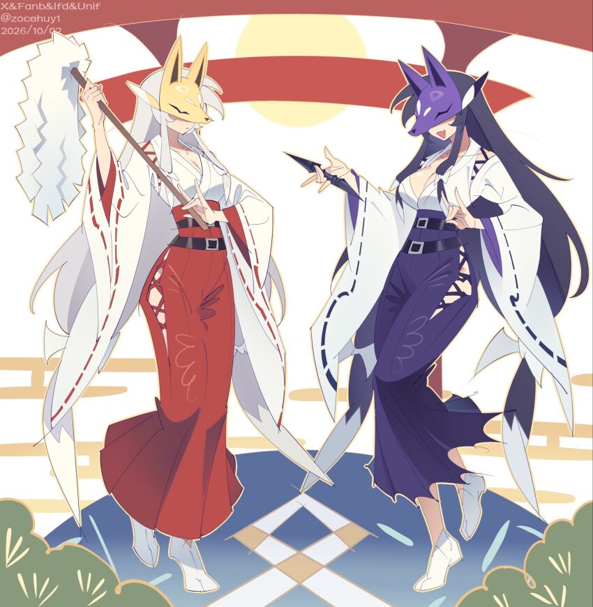 Kuzuhamon Miko Mode (Digimon) Rule 34 Image