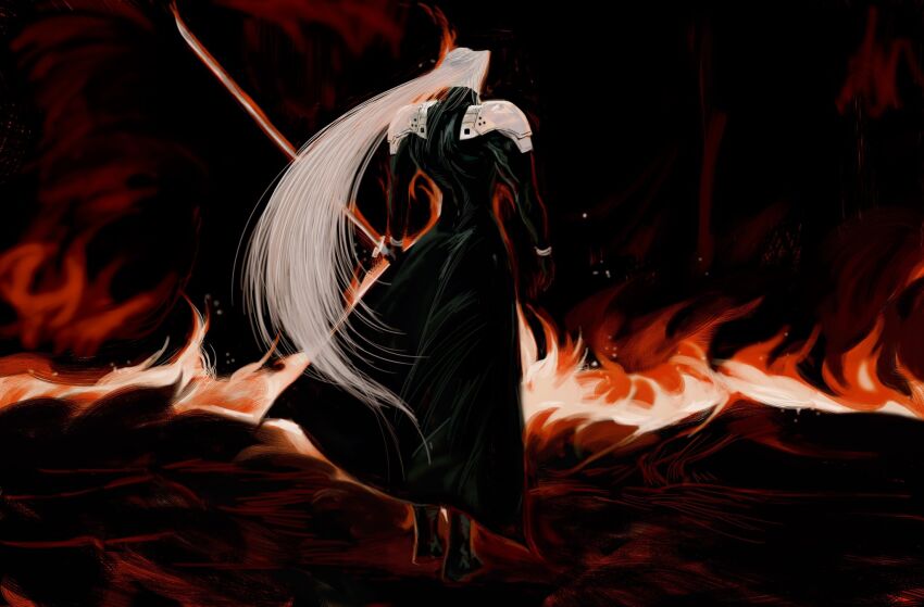 Sephiroth (Final Fantasy) Rule 34 Image