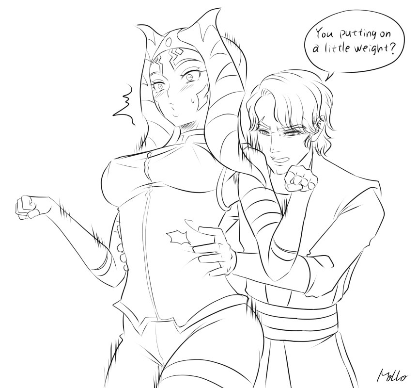 Ahsoka Tano (Star Wars) Rule 34 Image
