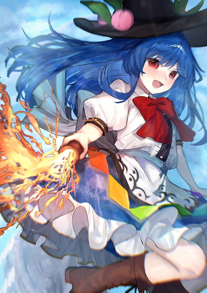 Hinanawi Tenshi (Touhou) Rule 34 Image