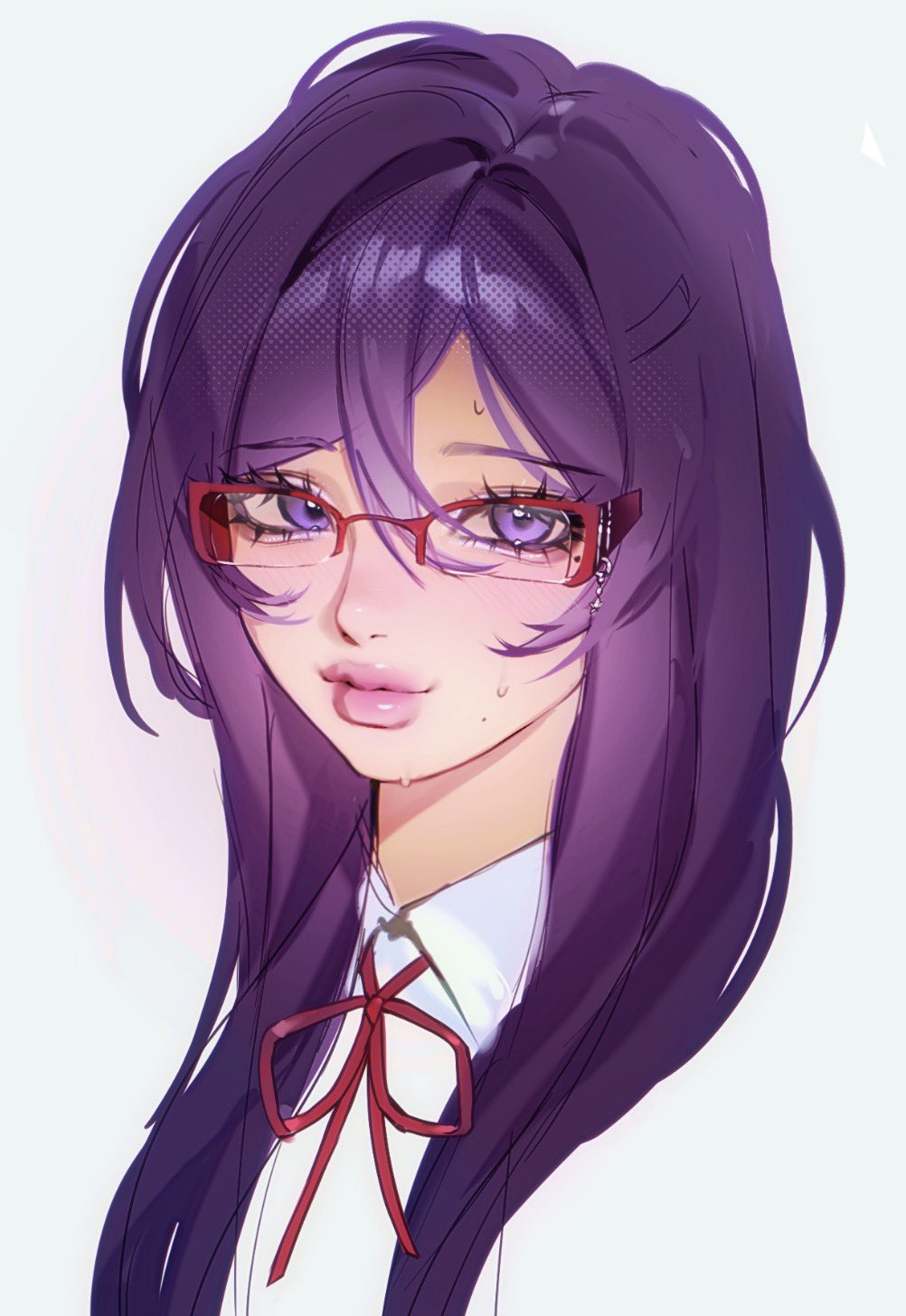 Yuri (Doki Doki Literature Club) Rule 34 Image