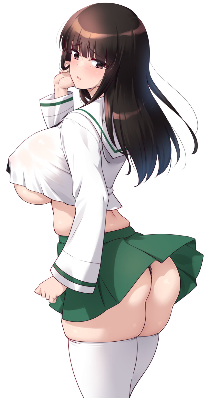 Nishizumi Shiho (Girls Und Panzer) Rule 34 Image