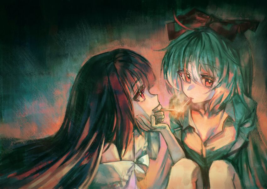 Fujiwara No Mokou (Touhou) Rule 34 Image