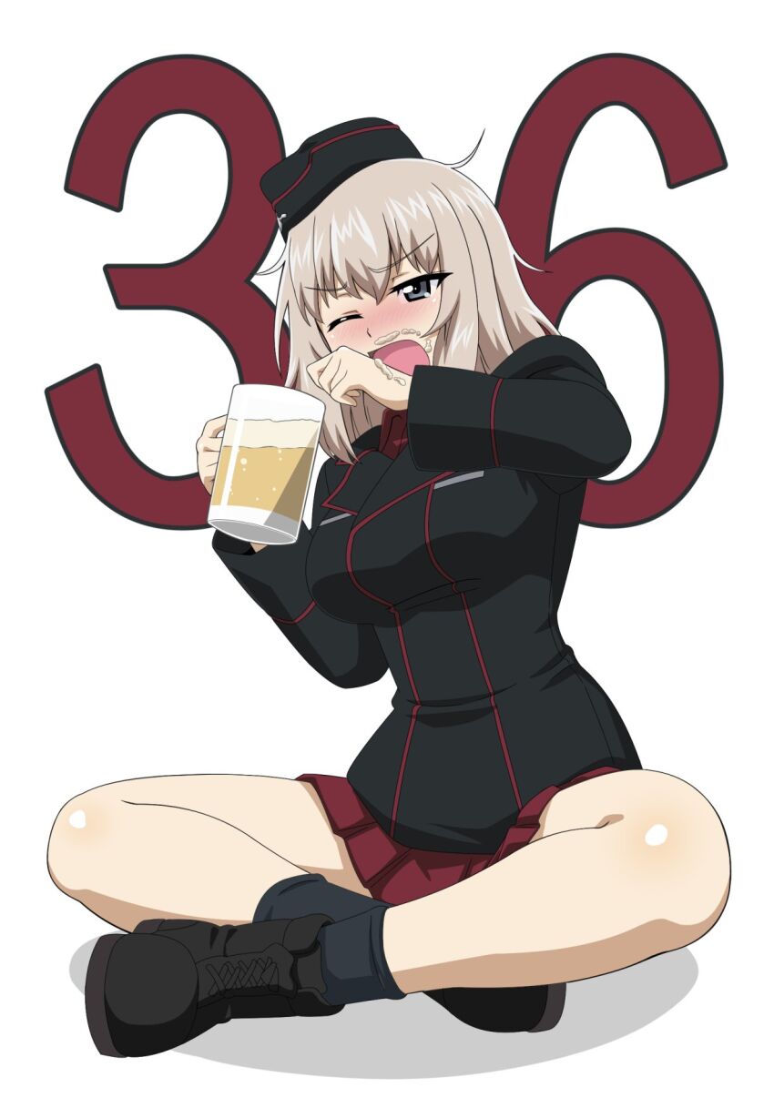 Itsumi Erika (Girls Und Panzer) Rule 34 Image