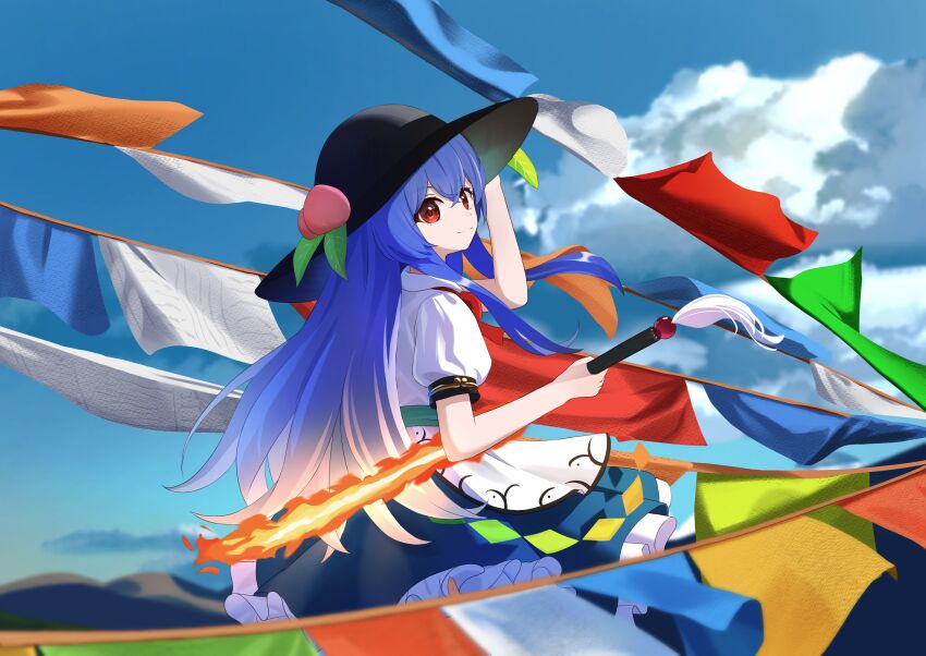 Hinanawi Tenshi (Touhou) Rule 34 Image