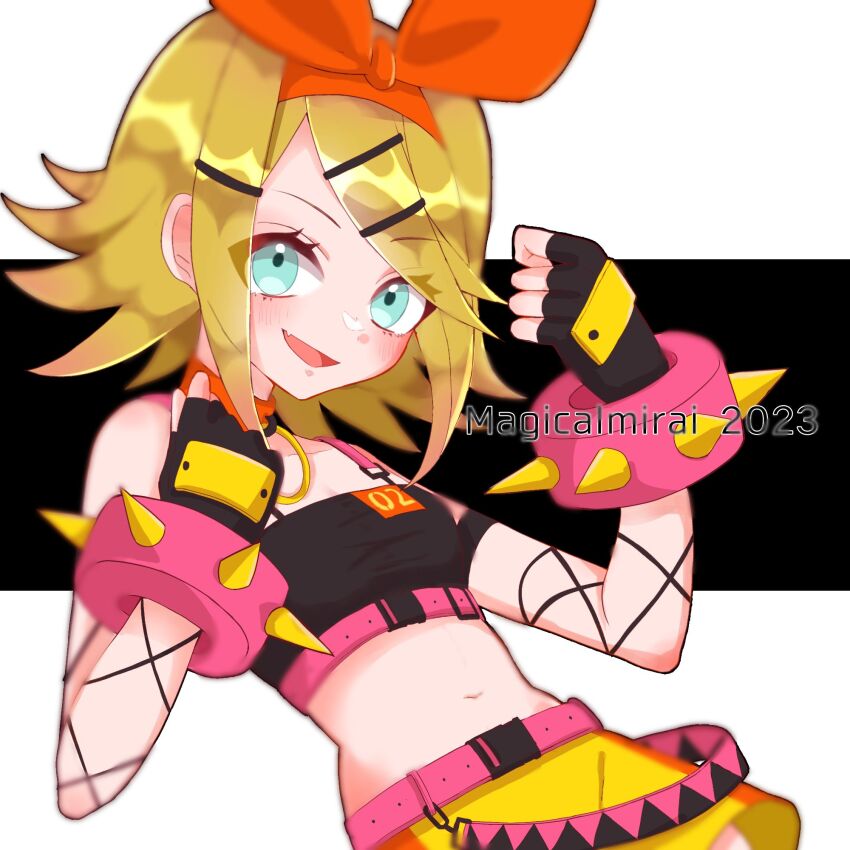 Kagamine Rin (Magical Mirai (Vocaloid)) Rule 34 Image