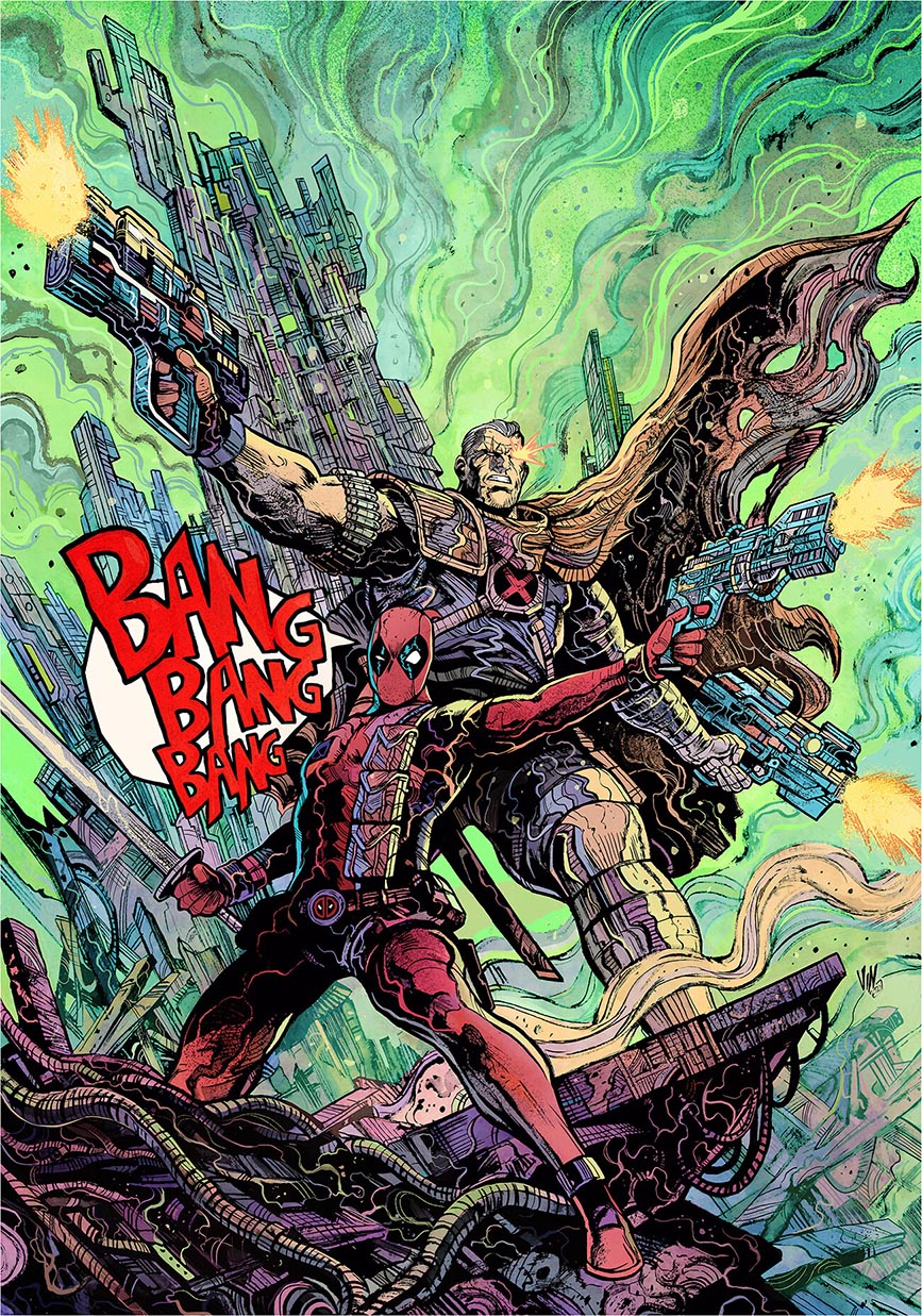 Deadpool (Cable (Marvel)) Rule 34 Image