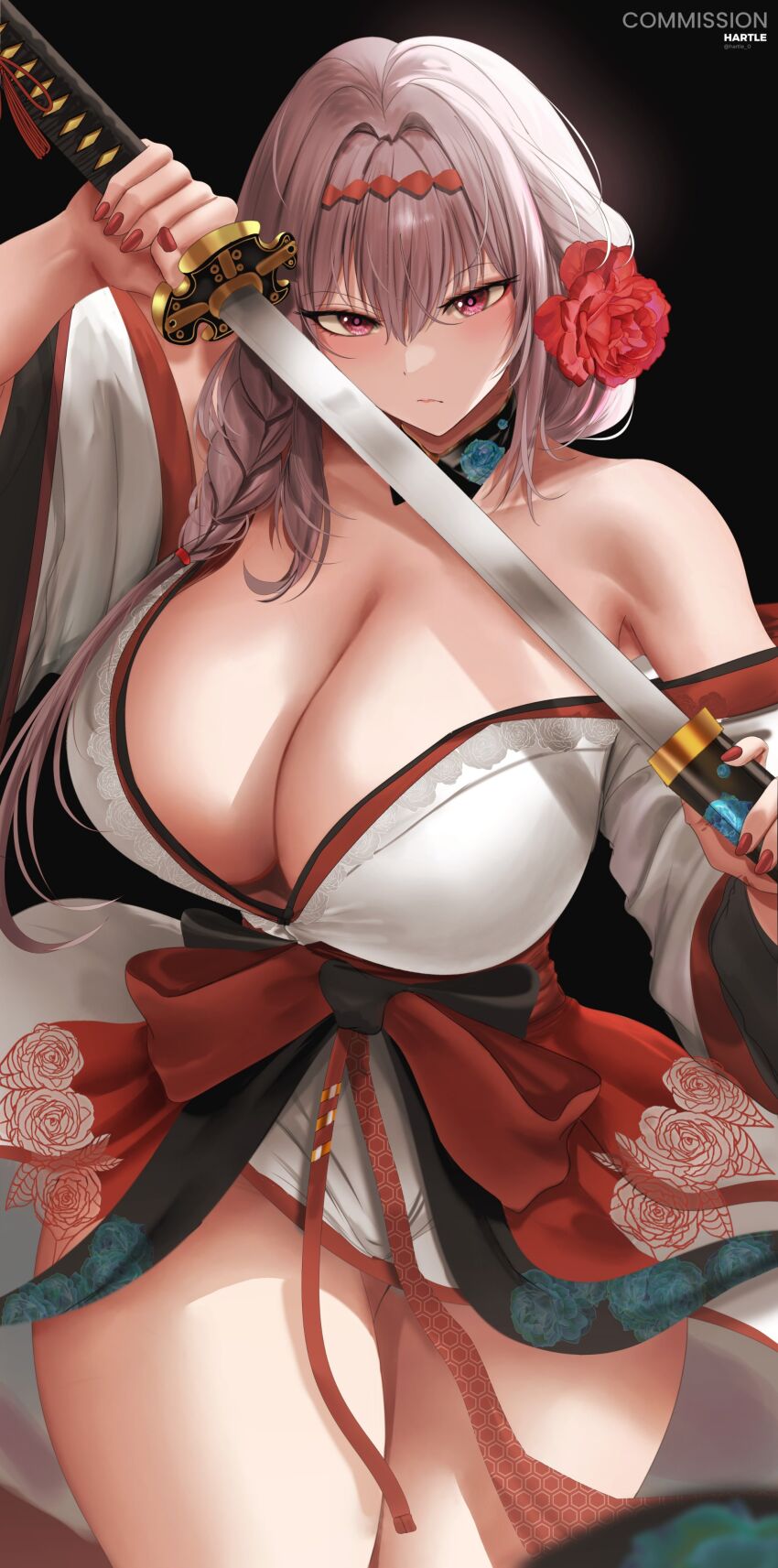 Scarlet (Black Shadow) (Longing Flower) (Nikke) Rule 34 Image