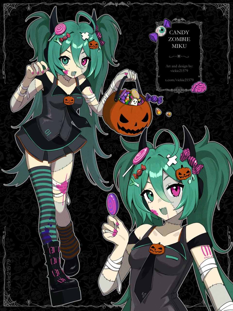 Hatsune Miku (Halloween) Rule 34 Image