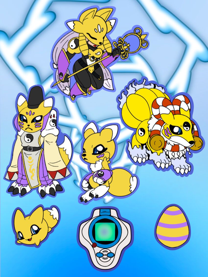 Kyubimon (Digimon) Rule 34 Image