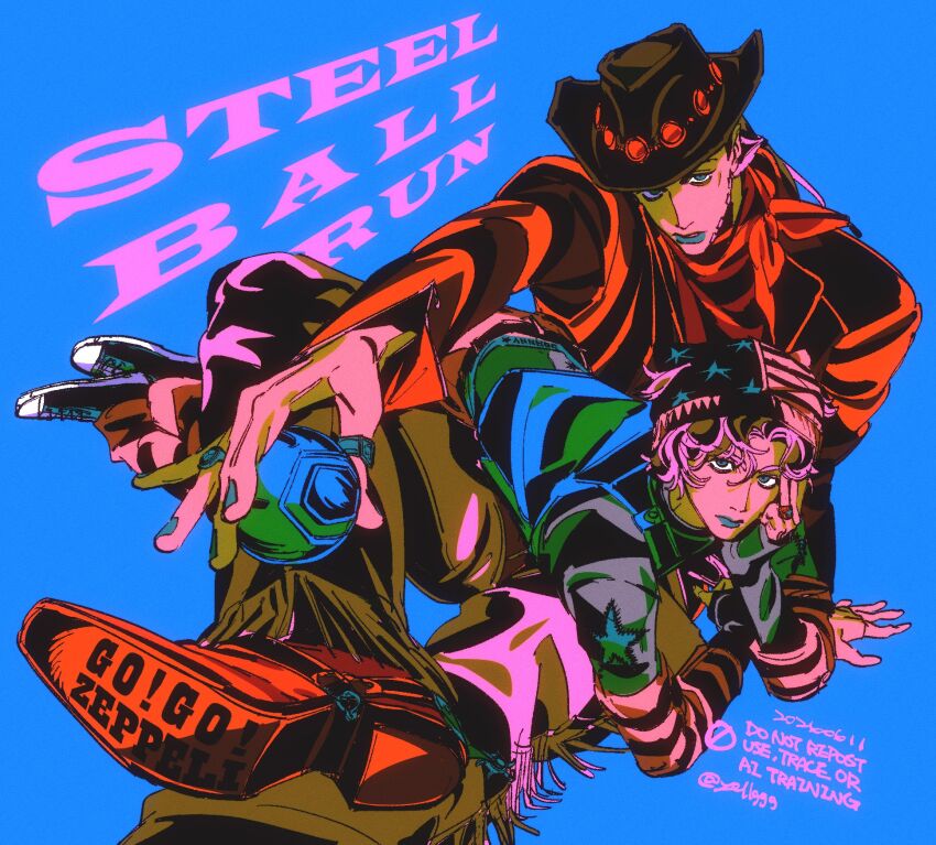 Gyro Zeppeli (Jojo No Kimyou Na Bouken) Rule 34 Image