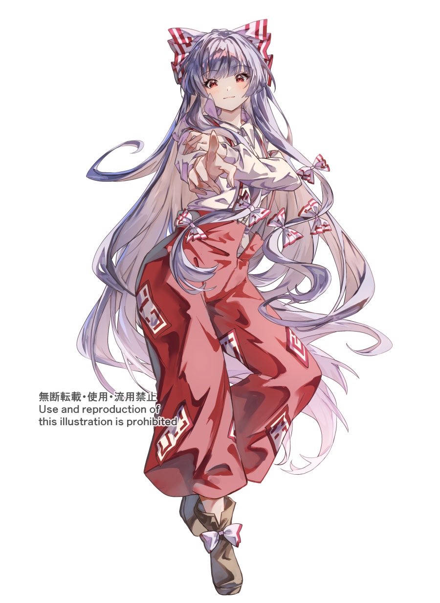 Fujiwara No Mokou (Touhou) Rule 34 Image