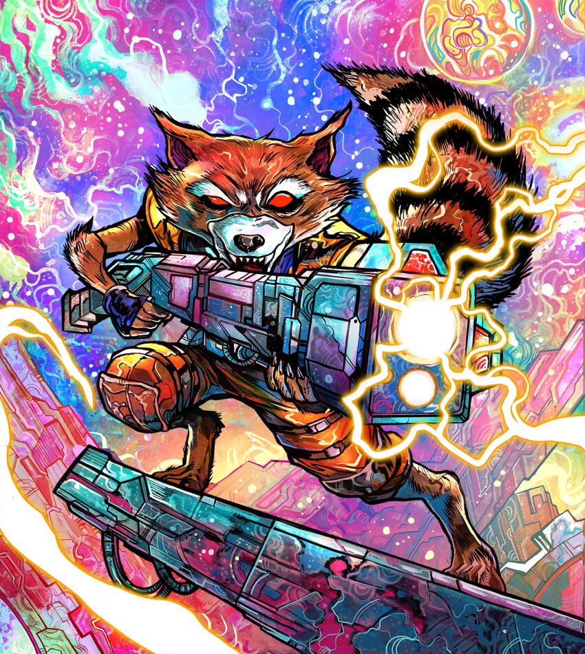 Rocket Raccoon (Guardians Of The Galaxy) Rule 34 Image