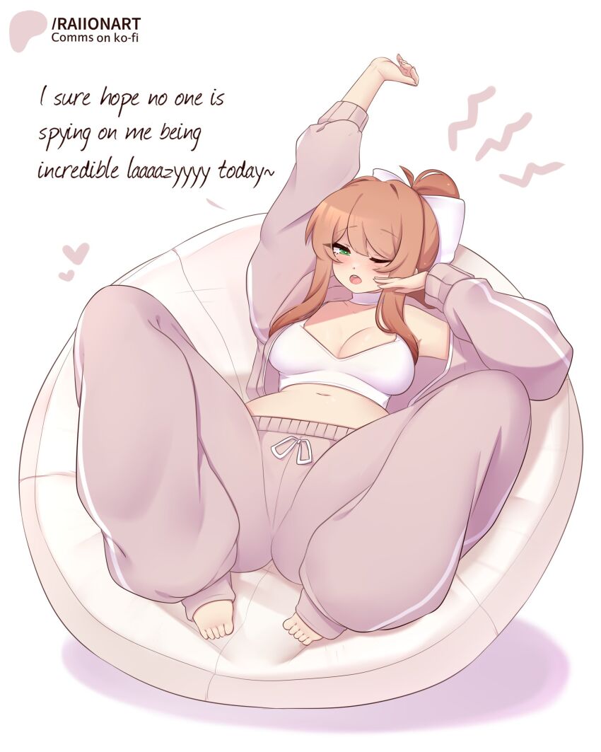 Monika (Doki Doki Literature Club) Rule 34 Image