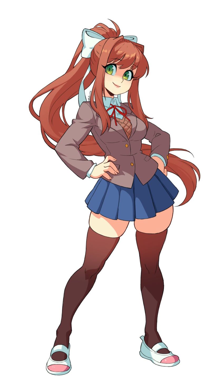 Monika (Doki Doki Literature Club) Rule 34 Image