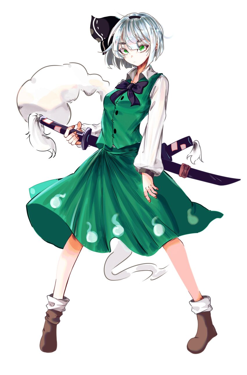 Konpaku Youmu (Touhou) Rule 34 Image