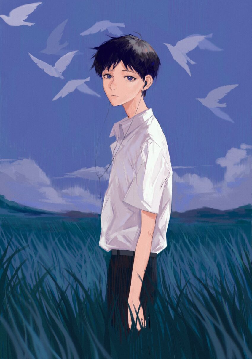 Ikari Shinji (Neon Genesis Evangelion) Rule 34 Image
