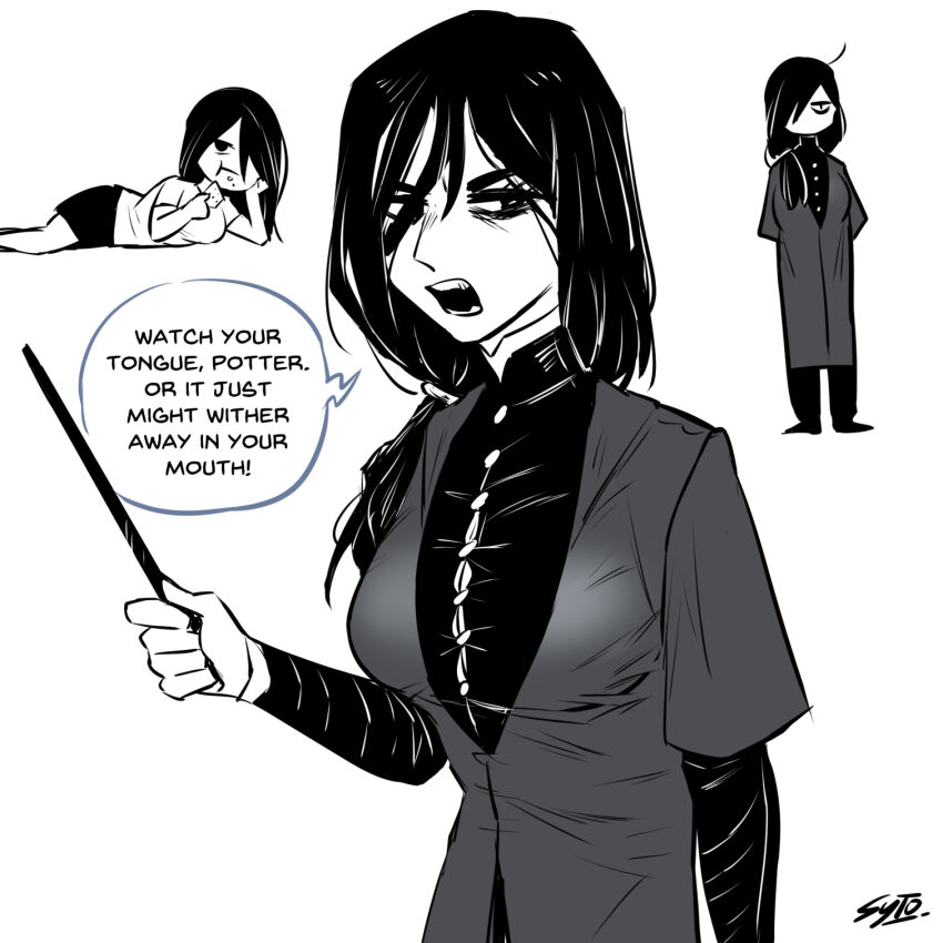 Severus Snape (Harry Potter (Series)) Rule 34 Image