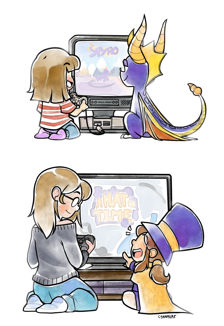 Hat Kid (A Hat In Time) Rule 34 Image