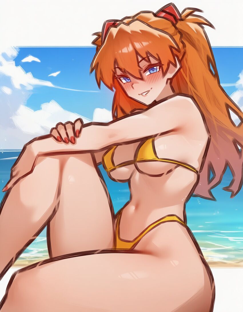 Souryuu Asuka Langley (Neon Genesis Evangelion) Rule 34 Image