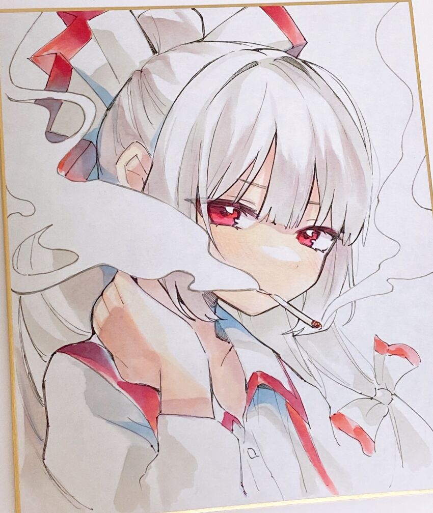 Fujiwara No Mokou (Touhou) Rule 34 Image