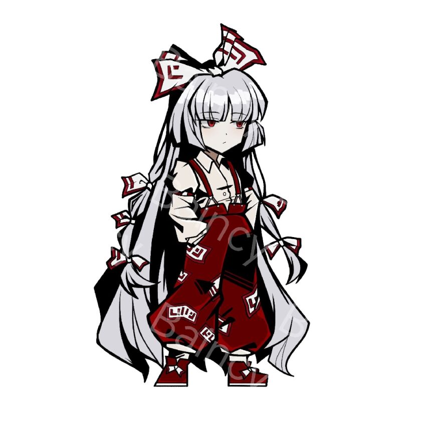Fujiwara No Mokou (Limbus Company) Rule 34 Image