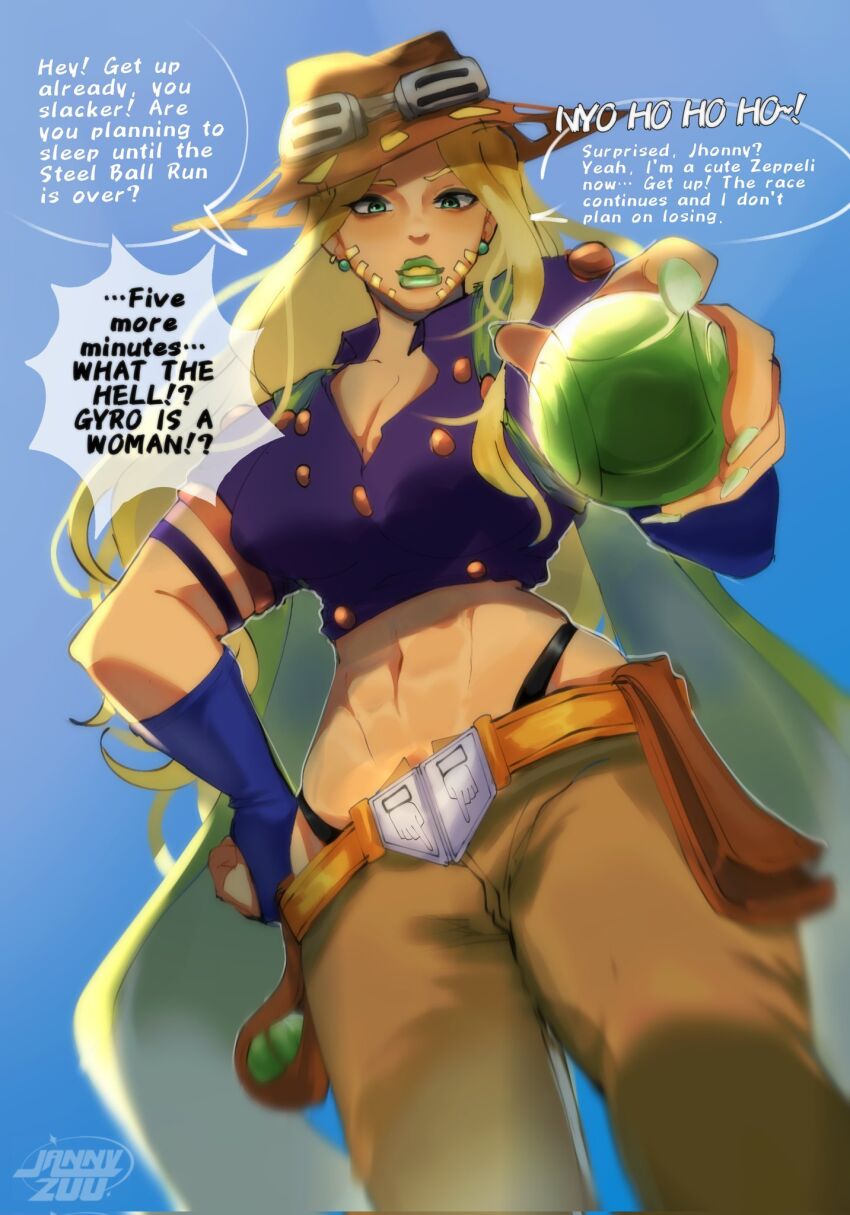 Gyro Zeppeli (Jojo No Kimyou Na Bouken) Rule 34 Image