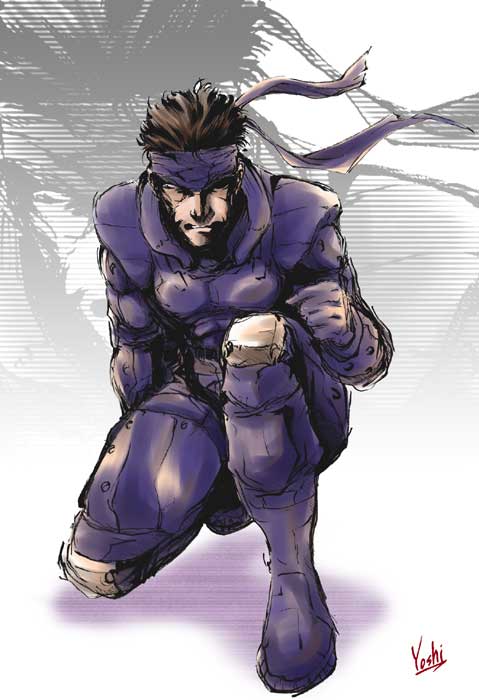 Solid Snake (Metal Gear (Series)) Rule 34 Image