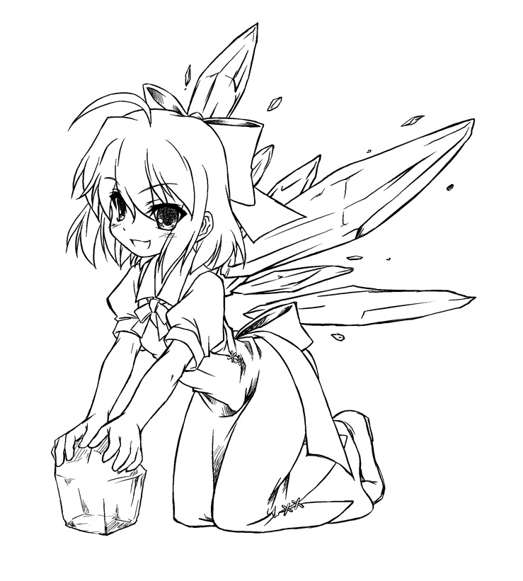 Cirno (Touhou) Rule 34 Image