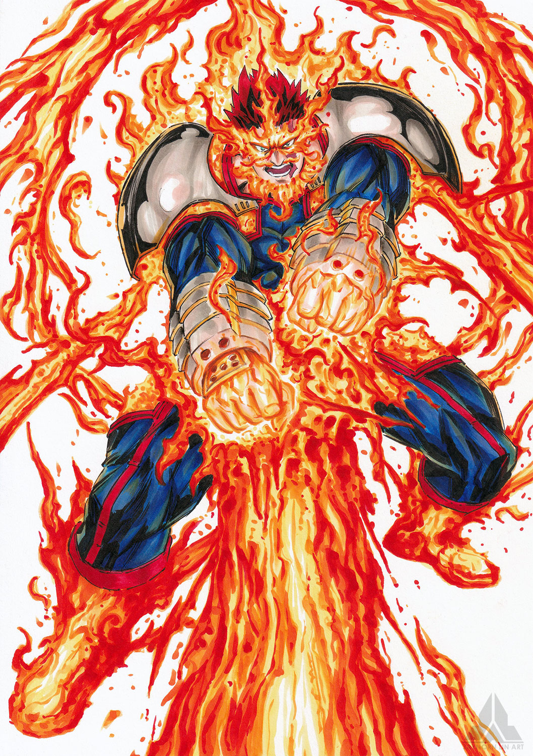 Endeavor (Boku No Hero Academia) Rule 34 Image
