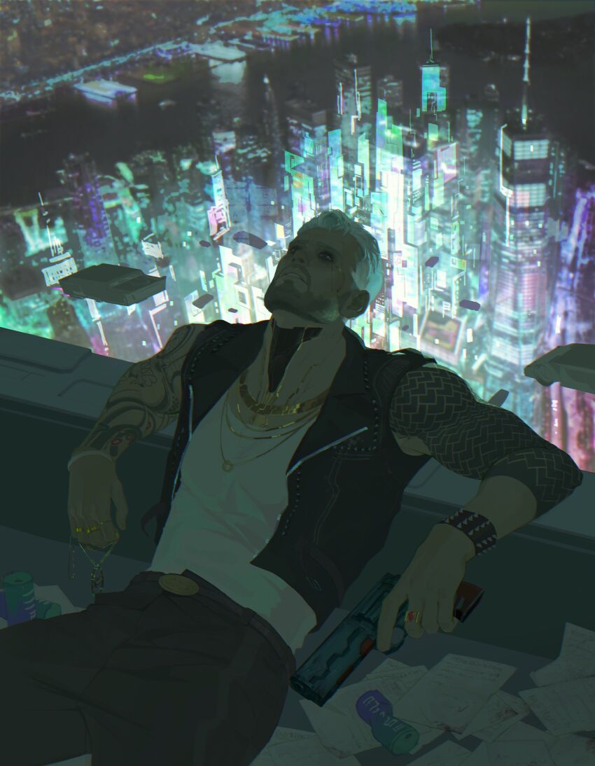 Kerry Eurodyne (Cyberpunk (Series)) Rule 34 Image