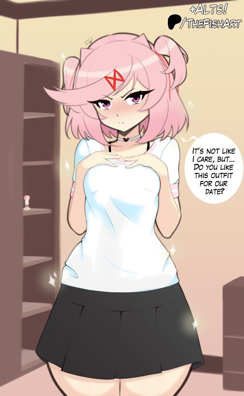 Natsuki (Doki Doki Literature Club) Rule 34 Image