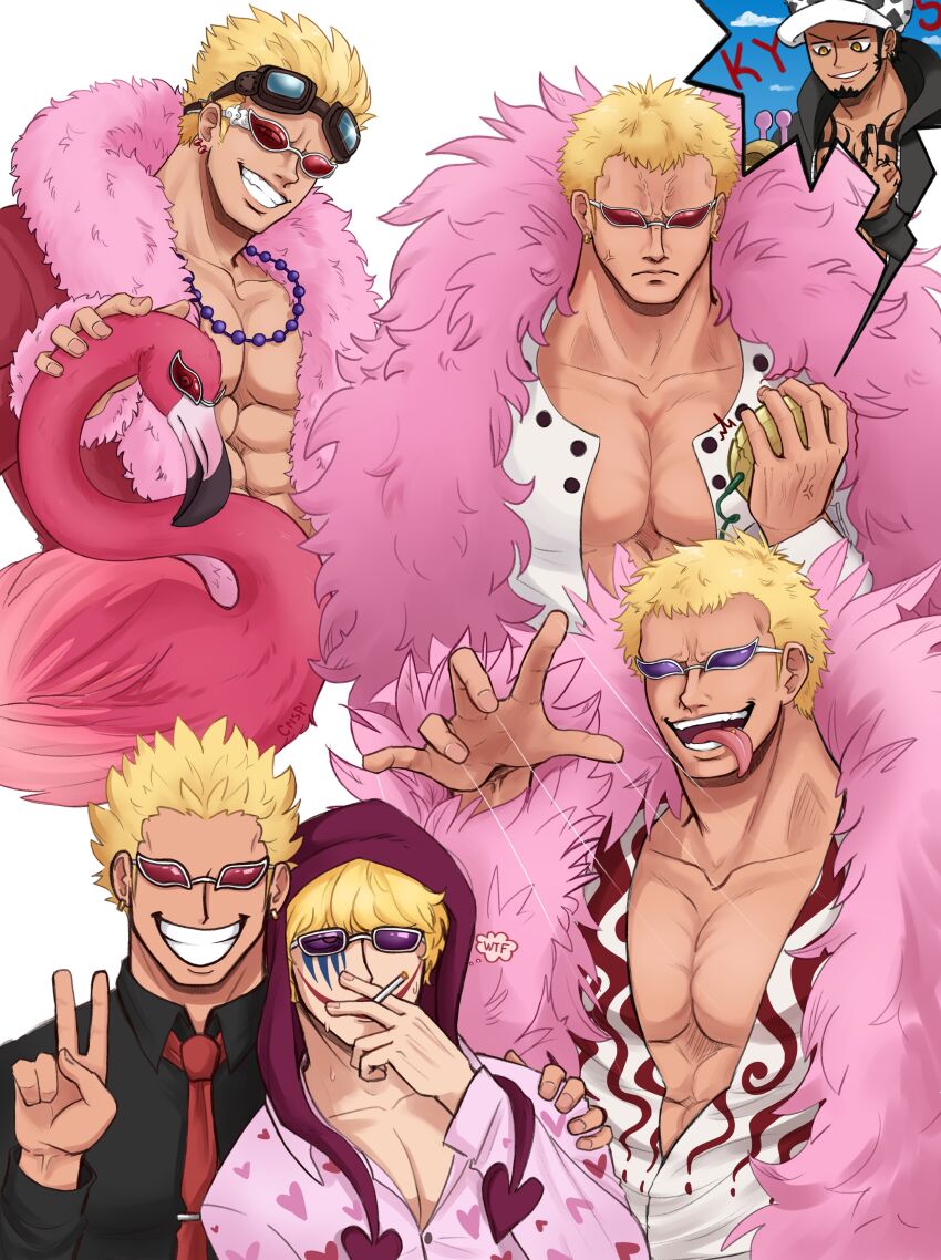 Donquixote Doflamingo (One Piece) Rule 34 Image