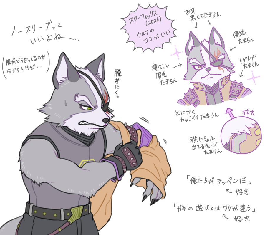 Wolf O'Donnell (Nintendo) Rule 34 Image