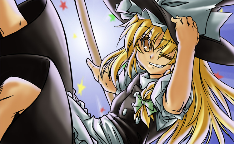 Kirisame Marisa (Touhou) Rule 34 Image