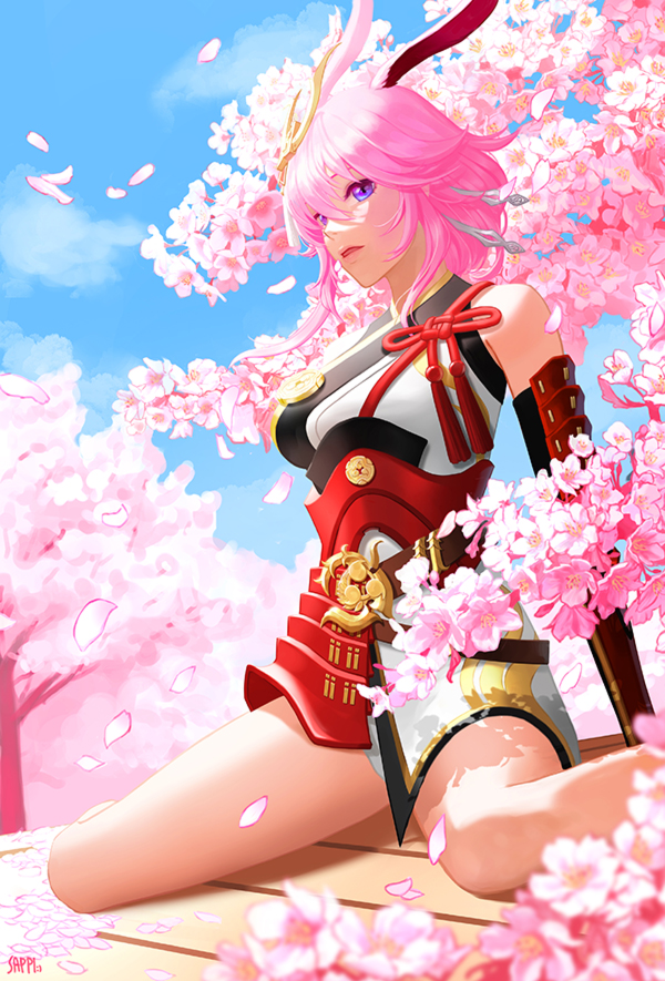 Yae Sakura (Honkai (Series)) Rule 34 Image