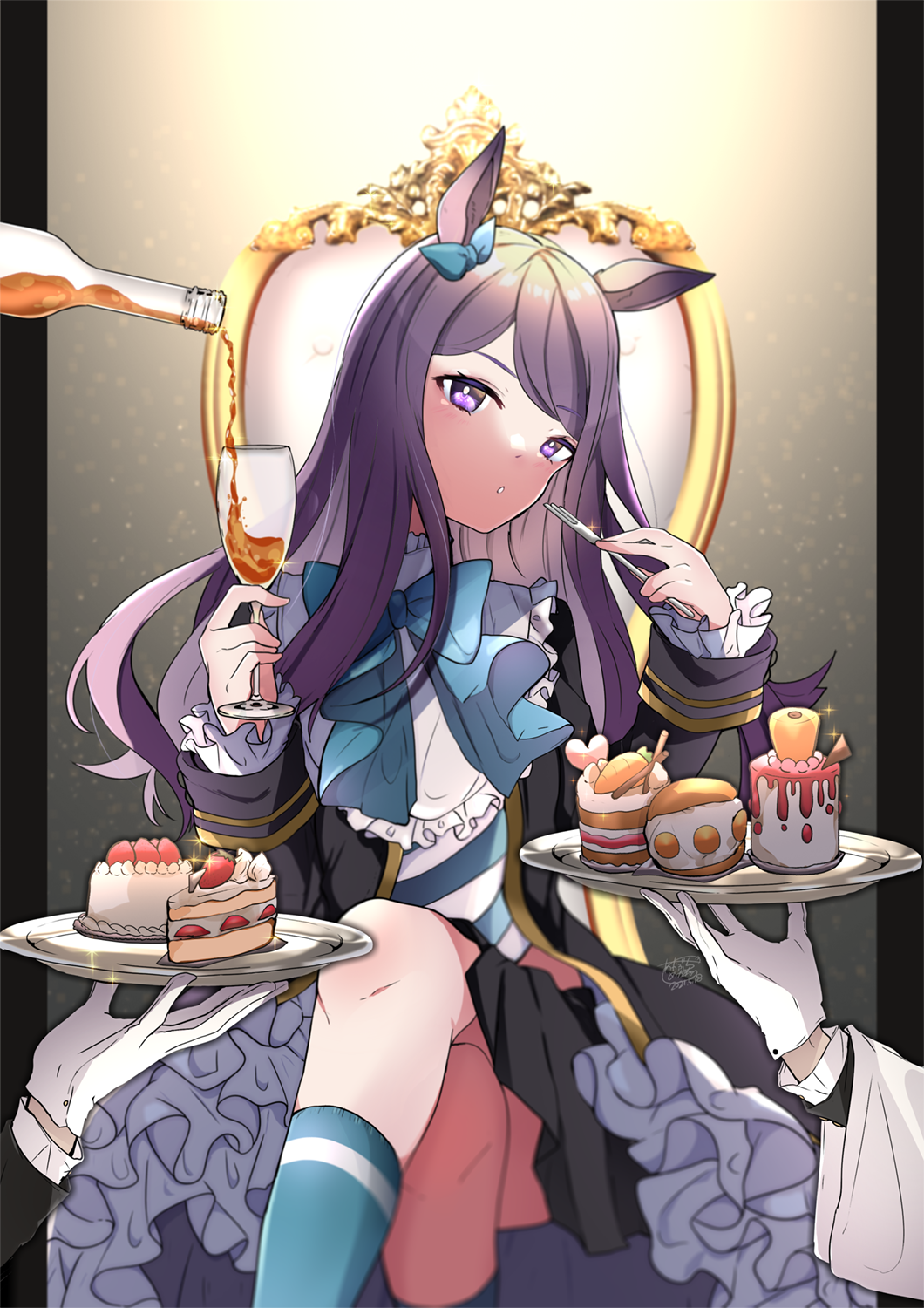Mejiro Mcqueen (Frontline Elegance) (Umamusume) Rule 34 Image