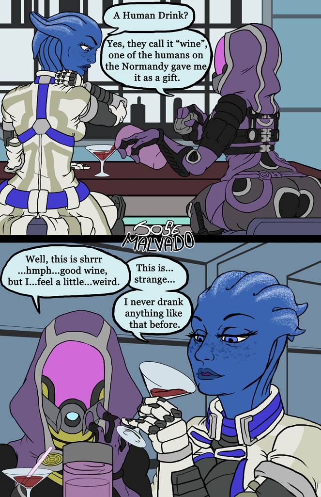 Asari (Liara T'Soni) Rule 34 Image