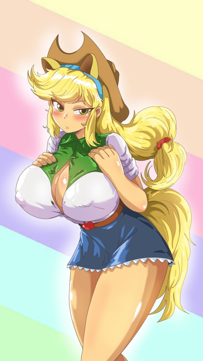 Applejack (Mlp) Rule 34 Image