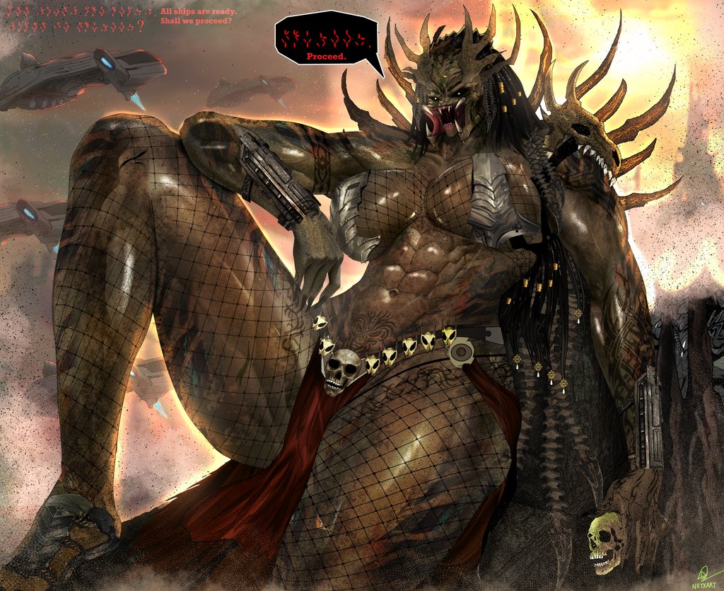 Female Yautja (Predator (Franchise)) Rule 34 Image