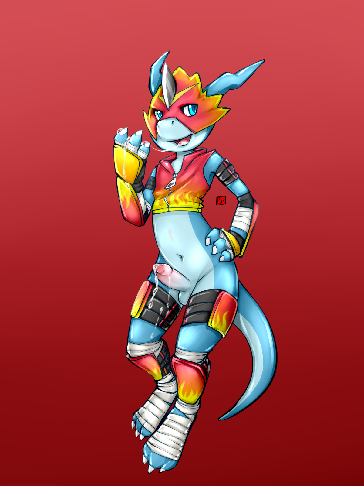 Flamedramon (Digimon) Rule 34 Image