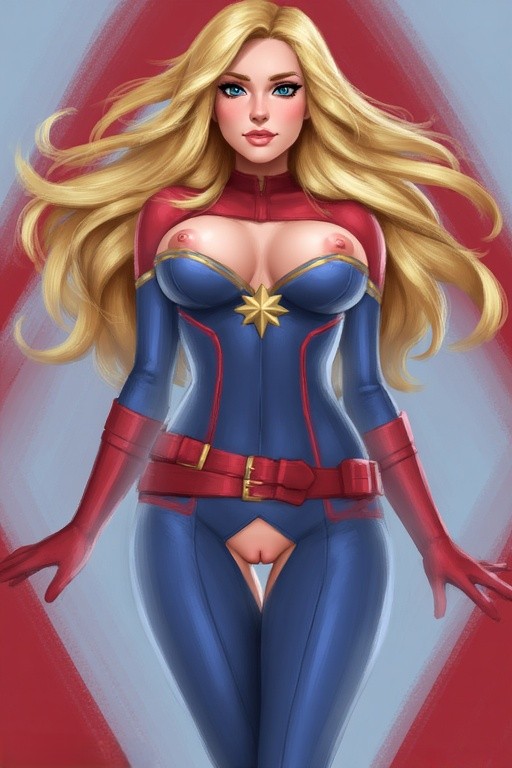 Captain Marvel (Marvel) Rule 34 Image