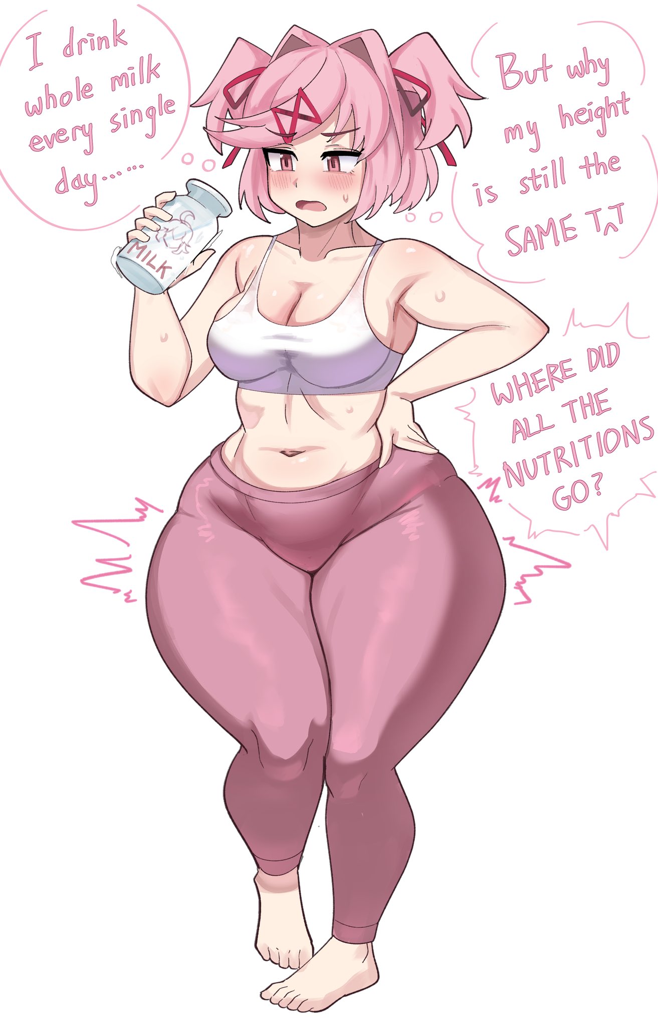 Natsuki (Doki Doki Literature Club) Rule 34 Image