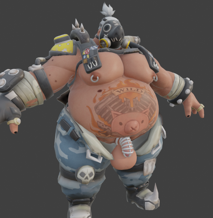 Roadhog (Overwatch) Rule 34 Image